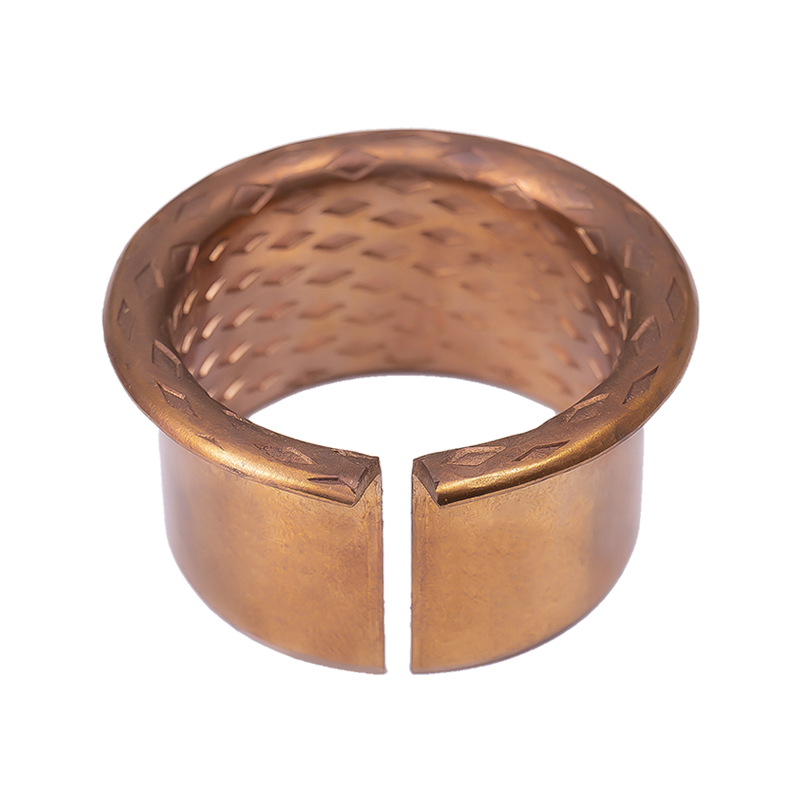 HZ090F Diamantformet oljespor med flens i bronse